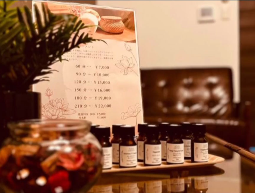 お好みに合わせたアロマを選べます:ゆらん(日本橋/リラクゼーションサロン)の画像