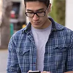 SMS(ｼｮｰﾄﾒｯｾｰｼﾞ)でお問合わせ エキサイトジャック ​興奮する紳士のフォト(小)