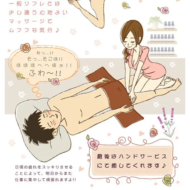 最後はハンドサービスにて癒してくれます : myflower マイフラワー(日本橋/素人系純性感エステ)のフォト(写真)